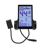 Compteur velo - compteur velo electrique - compteur kilomtrique avec grand cran lcd