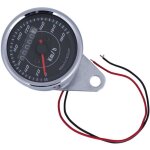 Compteur de vitesse keenso tachym�tre compteur kilom�trique universel jauges de vitesse double couleur ...