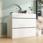 Bureau bureau daccueil avec compartiments ouverts �tag�res comptoir de r�ception bureau 120x50x100cm ...