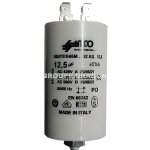 Condensateur de s�che - linge - brandt - lvk181b - 125uf - 400 - 450v - fixation �crou central