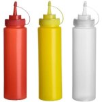 Condiments squeeze bouteillespresser les bouteillesavec un couverclepour la vinaigrette au miel de vinaigre ...