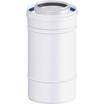 Conduit concentrique pps - galva o80 - 125 25 cm