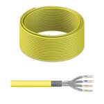 Conecticplus bobine de câble ethernet rj45 cat8. 1 monobrin double blindage lsoh - 50m Conecticplus bobine de câble ethernet rj45 cat8. 1 monobrin double blindage lsoh - 50m