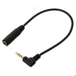 Conecticplus c�ble audio vid�o jack 2. 5mm m�le 4 p�les vers jack 3. 5 femelle 4 p�les - 15cm