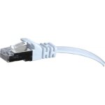 Conecticplus c�ble ethernet cat6 5m blind� plat blanc