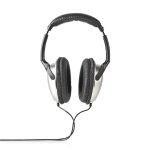 Conecticplus casque audio filaire arceau avec c�ble de 6. 00m argent / noir