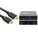 Conecticplus convertisseur p�ritel vers hdmi + c�ble hdmi 1m