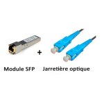 Conecticplus kit module minigbic sfp fibre + c�ble pour freebox v5 / v6 / mini 4k