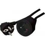 Conecticplus rallonge �lectrique 2m noire