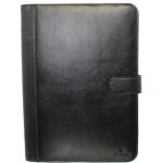 Conf�rencier hexagona en cuir ref 36371 / 54439 noir 34 * 25 * 2