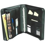 Conférencier pvc 4 anneaux + calculatrice + zip - noir - adulte - synthétique - mixte Conférencier pvc 4 anneaux + calculatrice + zip - noir - adulte - synthétique - mixte