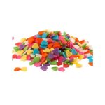 Confettis en sucre c?urs multicolores 100 g - multicolore
