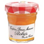 Confiture de pche bonne maman 30g / pot 30 pots