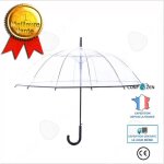 Confo 16 os parapluie long manche hommes et femmes automatiques couple paissi parapluie transparent ...