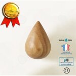 Pat�res en bois c� lot de 4 design goutte deau porte - manteau murale contemporain crochet cr�atif minimaliste ...