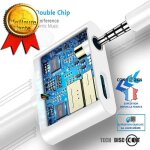 Confo® adaptateur écouteur iphone chargeur rapide usb + port jack aux femelle vers lightning charge couleur ... Confo® adaptateur écouteur iphone chargeur rapide usb + port jack aux femelle vers lightning charge couleur ...
