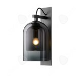 Applique murale - confo® - style nordique - verre - fer forgé - led - 15x34cm Applique murale - confo® - style nordique - verre - fer forgé - led - 15x34cm