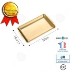 Confo� assiette rectangulaire en acier inoxydable 304 �paissie assiette de barbecue cor�enne assiette ...