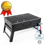 Barbecue portable - confo® - mini barbecue pliable - pour 3 - 5 personnes - métal noir - charbon Barbecue portable - confo® - mini barbecue pliable - pour 3 - 5 personnes - métal noir - charbon