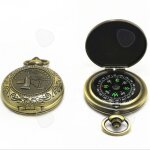 Boussole de montre de poche - confo® - j35a - rétro - alliage de zinc - léger 58g Boussole de montre de poche - confo® - j35a - rétro - alliage de zinc - léger 58g