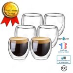 Confo  double paroi verres  caf espresso tasses  caf  double paroi  verres pour espresso macchitato ...