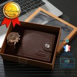 Confo ensembles de portefeuilles pour hommes coffrets cadeaux pour les montres des clients cadeaux cratifs ...