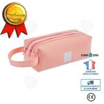 Confo® Étui à crayons simple frais de grande capacité toile double couche multifonction crayons de couleur ... Confo® Étui à crayons simple frais de grande capacité toile double couche multifonction crayons de couleur ...