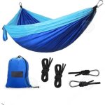 Confo hamac extrieur en tissu de parachute hamac en soie ultra lger en nylon rides paillettes