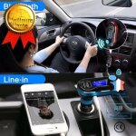 Confo kit bluetooth voiture transmetteur fm musique allume cigare jack main libre fonction appels sans ...