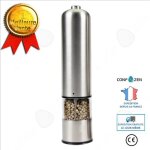Confo moulin  poivre lectrique en acier inoxydable bouteille dassaisonnement de cuisine gadget portable ...