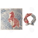 Confo nouvelle charpe - foulard en soie de mode littraire dt