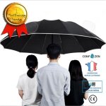 Parapluie pliant - confo - grand modle - acier - tissu dimpact - ouverture manuelle