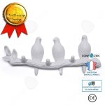 Confo patre crochet cratif derrire la porte oiseau crochet cintre patre sans couture tenture murale ...