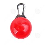 Confo pendentif lumineux pour animaux de compagnie rond batterie tiquette lumineuse identification ...