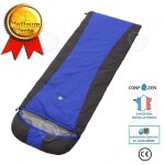 Sac de couchage - confo - enveloppe dextrieur - duvet ultra lger - 25 kg - bleu