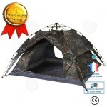 Tente de camping - confo� - camouflage - 4 personnes - imperm�able - anti - uv