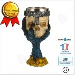 Confo verre  vin crne verre  vin rsine tte mort cadeau personnalis tte mort dcoration de la ...