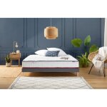 Confort design amboise ensemble matelas et sommier 160 x 200 - ep. 20cm - ressorts ensachs - mousse ...