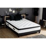 Confort design quatuor matelas + sommier 140 x 190 - ep. 30 cm - 4 technologies - ressort / mémoire / ... Confort design quatuor matelas + sommier 140 x 190 - ep. 30 cm - 4 technologies - ressort / mémoire / ...