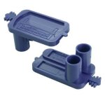 Tendeur pour cordeau de maçon - connex - coxt781581 - inoxydable - bleu - 4 vis incluses Tendeur pour cordeau de maçon - connex - coxt781581 - inoxydable - bleu - 4 vis incluses