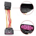 Connecteur de faisceau de c�bles pour phares de voiture au x�non 10 � 14 broches adaptateur de prise ...