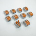 Connecteur  levier wago 3 voie bornier de connexion lctrique de 008  25mm