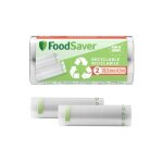 Rouleaux de mise sous vide - foodsaver - fsre2002x01 - recyclables - 20cm x 45m - conservation prolong�e ...