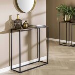 Console 75x25x75 cm en m�tal bronze antique - nyjjo