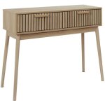 Console - home deco factory - klaus - authentique - industrielle - marron