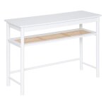 Console cabras l110cm blanc - atmosphera createur dinterieur