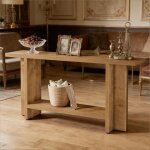 Console campagne - meuble d?entr�e essentiel - meuble de couloir - mdf - 150x30x80cm