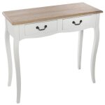 Console chrysa blanc l87cm - atmosphera createur dinterieur