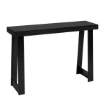 Console dentr�e - duoku - zh616 - noir - 118x305x81 cm - 2 niveaux