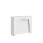 Console extensible 90x25 / 181 cm anea fr�ne blanc